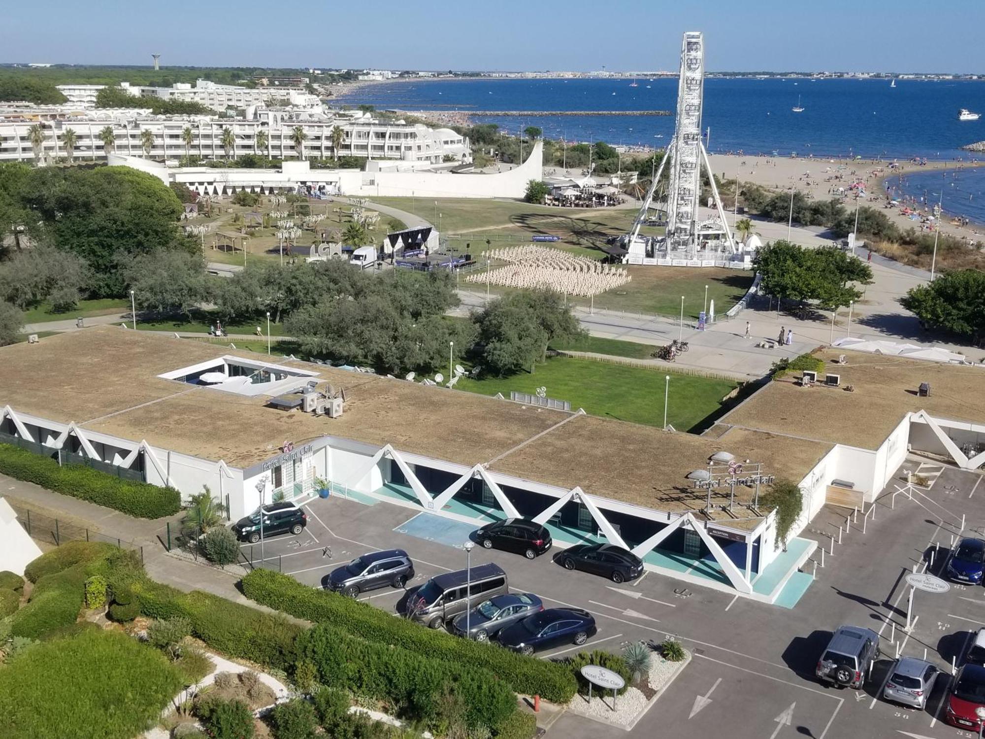 Hotel Saint-Clair, Cote Plage ลา กร็องเดอ-ม็อต ภายนอก รูปภาพ