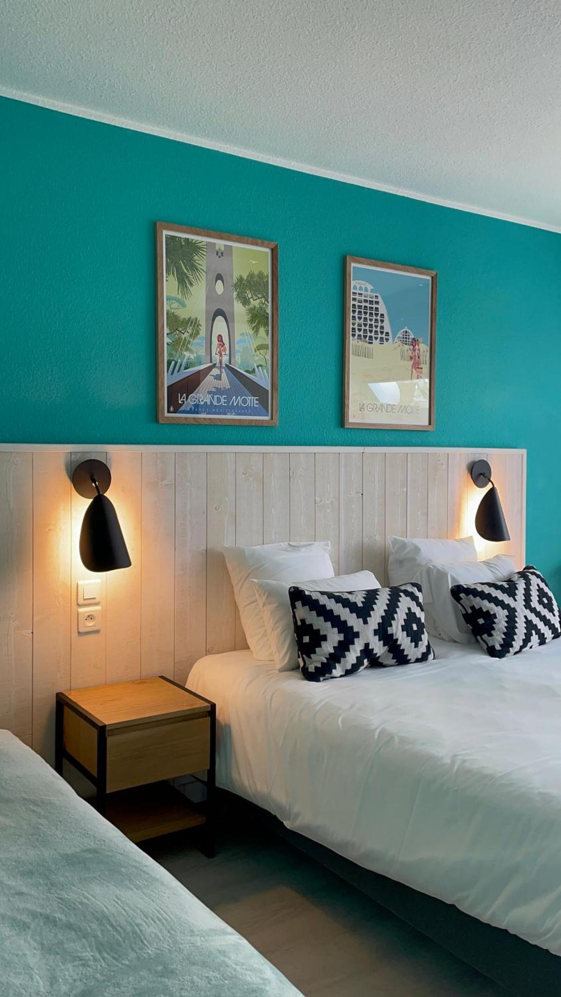 Hotel Saint-Clair, Cote Plage ลา กร็องเดอ-ม็อต ภายนอก รูปภาพ